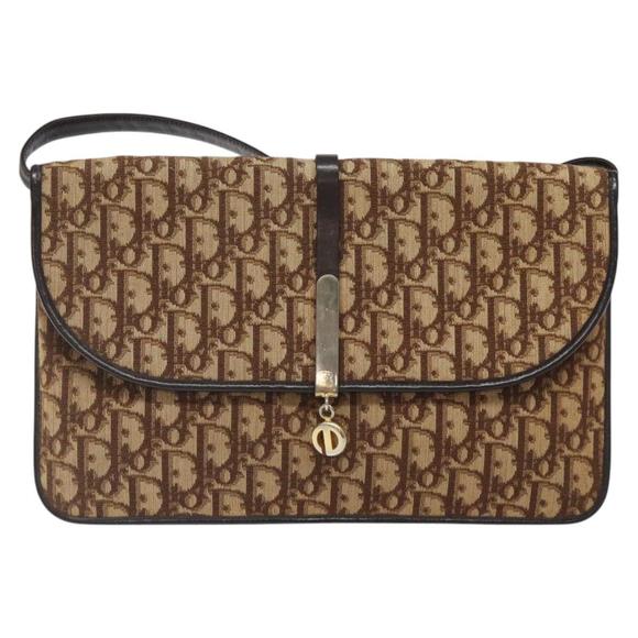 Dior Oblique Brown Canvas shoulder - Picture 1 of 10